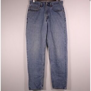 Vintage 90s Levis 550 Jeans Mens 31x34 Blue Relaxed Tapered Denim 31.5x34.25 Y2K